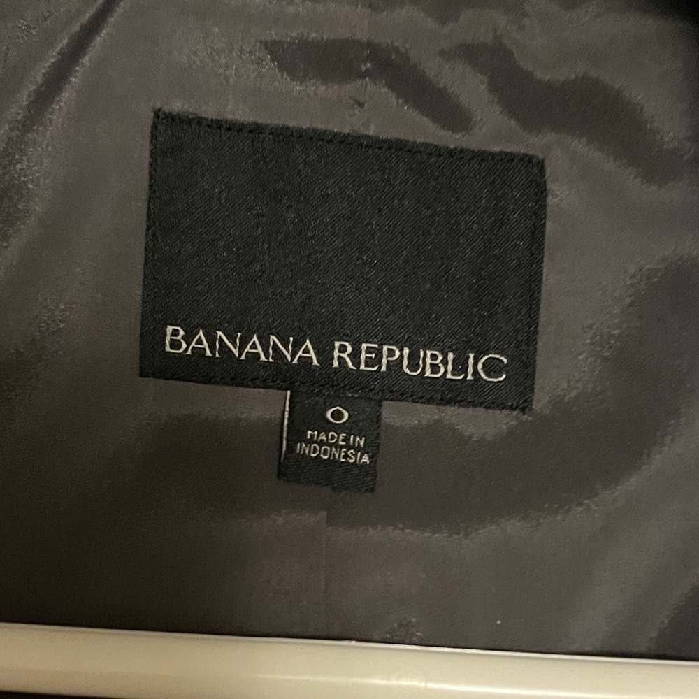 Banana Republic fur neck lined dresss jacket - Picture 2 of 4